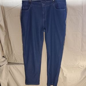 Laura Scott Straight Leg Mid Rise Jeans